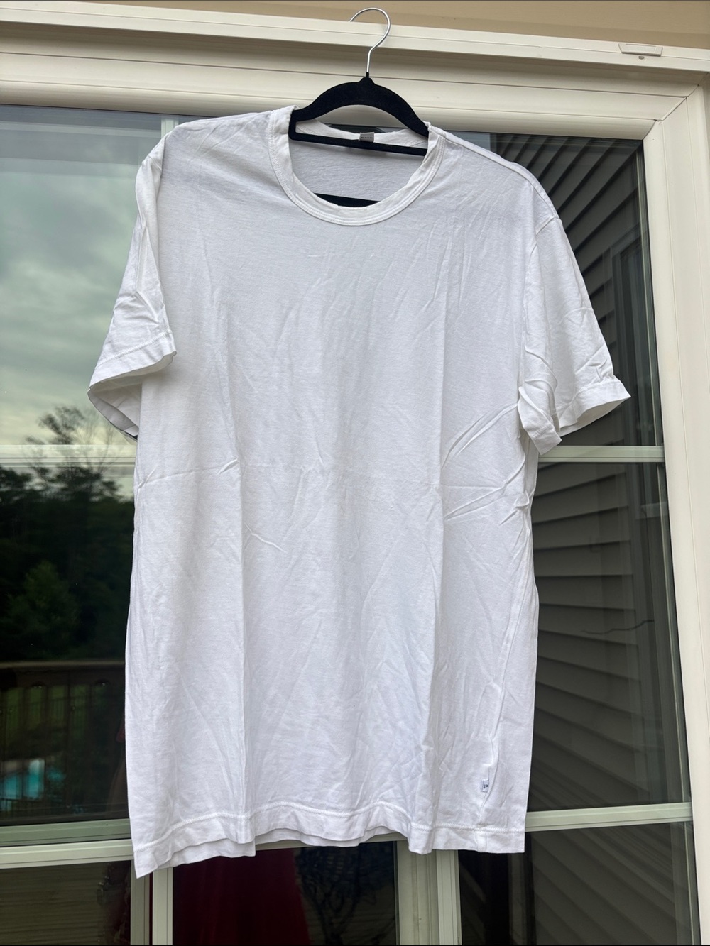 James Perse White Short Sleeve Crew Tee
